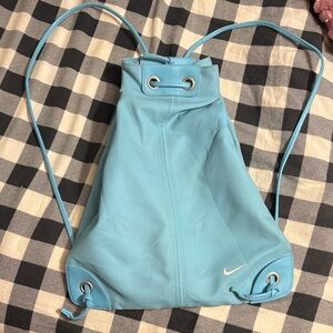 Nike Sky Blue Drawstring Backpack